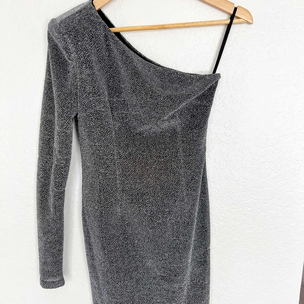 Sparkle one shoulder dress